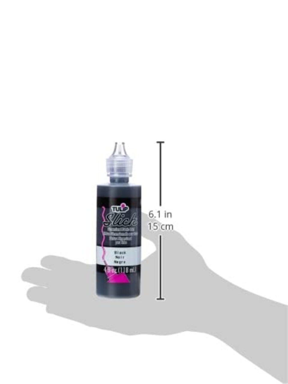 Dimensional Fabric Paint 41401 - Slick Black, 4 Fl Oz (Pack of 1)